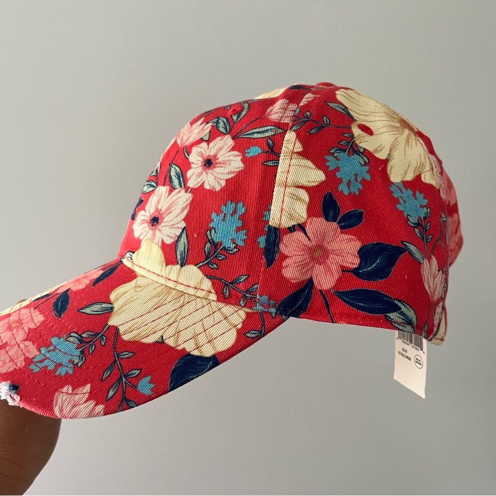 Aerie floral baseball hat